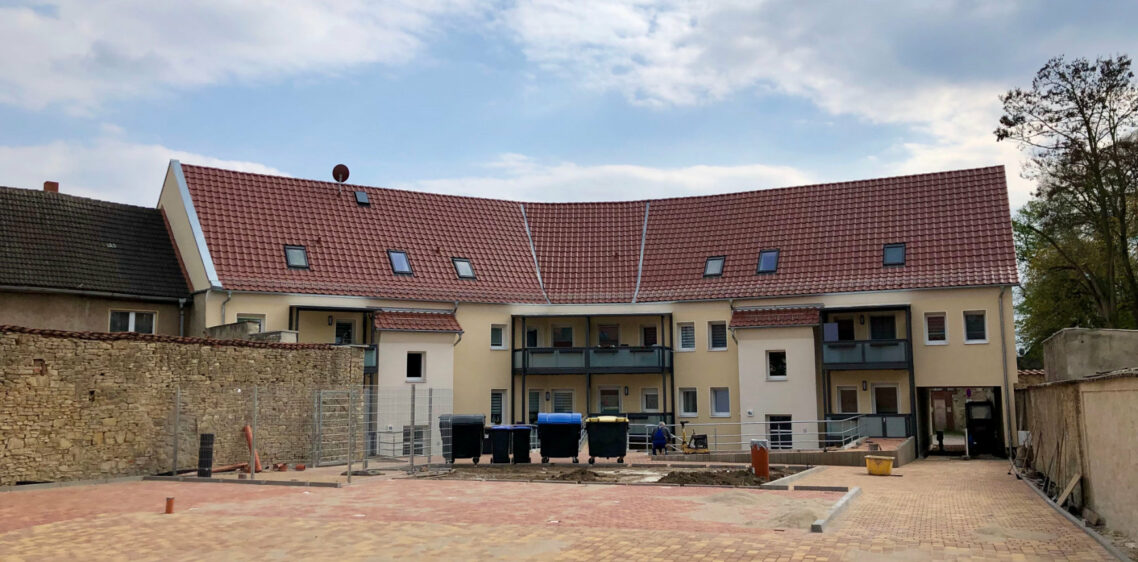 Energetische Fassadensanierung MFH durch Bauunternehmen Magdeburg