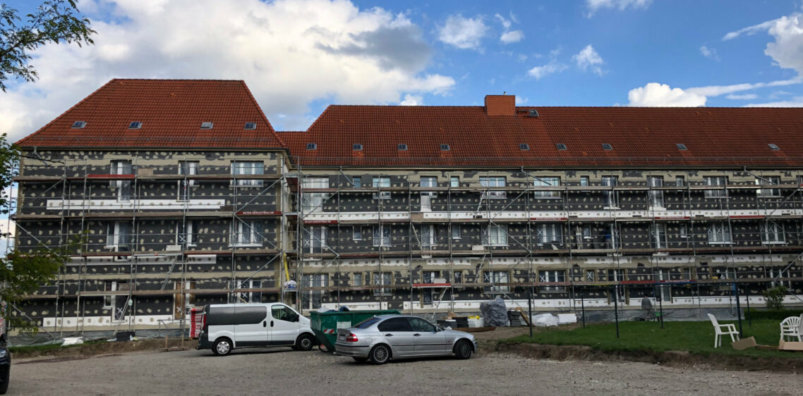 Altbau mit Wärmedämmverbundsystem modernisiert